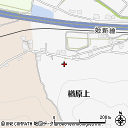 岡山県美作市楢原上周辺の地図