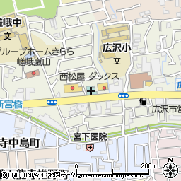 嵯峨グレースホテル周辺の地図