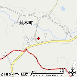 愛知県豊田市蕪木町中屋敷224周辺の地図