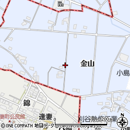 愛知県豊田市駒新町金山周辺の地図