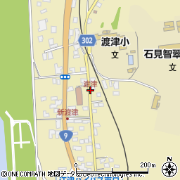 渡津周辺の地図