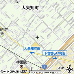 寺本組倉庫周辺の地図