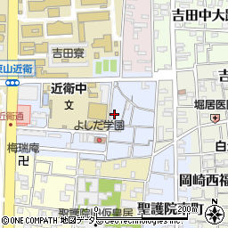 京都大学　環境安全保健機構放射線管理部門・放射性同位元素総合センター本館事務室周辺の地図