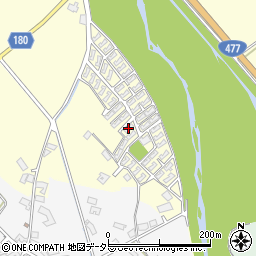 滋賀県蒲生郡日野町増田462-44周辺の地図