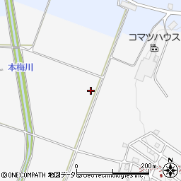 京都府亀岡市本梅町平松沢周辺の地図