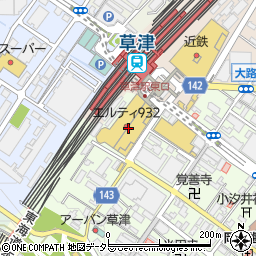 ちゃんぽん亭総本家 草津駅前店周辺の地図