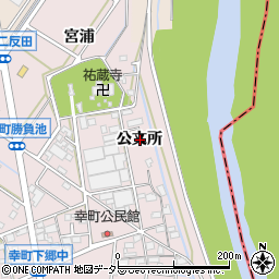 愛知県豊田市幸町公文所周辺の地図