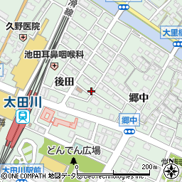 名鉄協商太田川駅前第４駐車場周辺の地図