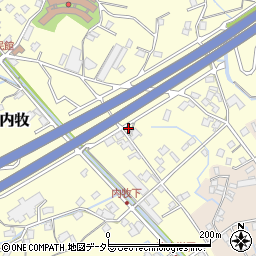 静岡県静岡市葵区内牧1695周辺の地図