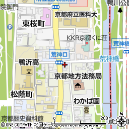 京都荒神口郵便局 ＡＴＭ周辺の地図