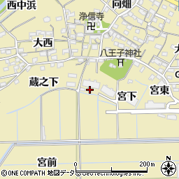 愛知県刈谷市泉田町（宮下）周辺の地図