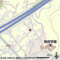 静岡県静岡市葵区内牧1706周辺の地図