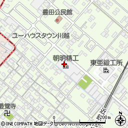 朝明精工株式会社周辺の地図