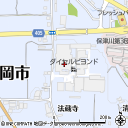 京都府亀岡市余部町新堂周辺の地図