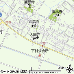 三重県三重郡菰野町下村1439周辺の地図