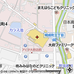 横浜八景楼 アピタ大府店周辺の地図