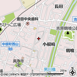 愛知県豊田市中根町町田111周辺の地図