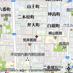 京都府京都市上京区東神明町284周辺の地図