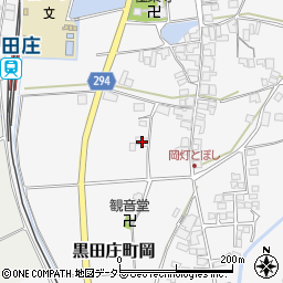 兵庫県西脇市黒田庄町岡567周辺の地図