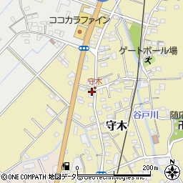 静岡県伊豆の国市守木128周辺の地図