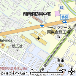 滋賀日野自動車本社周辺の地図