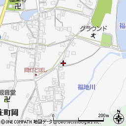 兵庫県西脇市黒田庄町岡1065-5周辺の地図