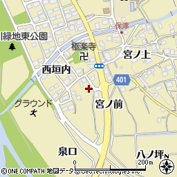 京都府亀岡市保津町宮ノ前周辺の地図