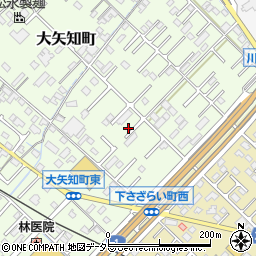 三重県四日市市大矢知町537周辺の地図