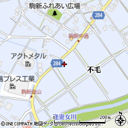 愛知県豊田市駒新町不毛55-1周辺の地図