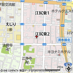 江尻鋳物師町公園周辺の地図