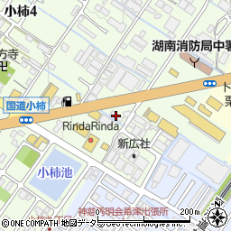 北出金作商店滋賀営業所周辺の地図