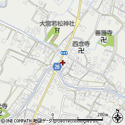 仏名寺周辺の地図