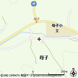 兵庫県三田市母子652-1周辺の地図
