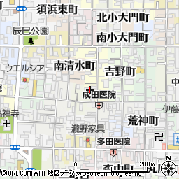 京都府京都市上京区清元町748周辺の地図