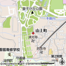 滋賀県大津市山上町14-21周辺の地図