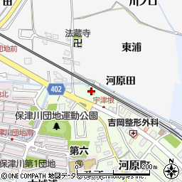 ファミリーマート亀岡河原町店周辺の地図
