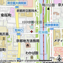 京都ヨルダン社周辺の地図