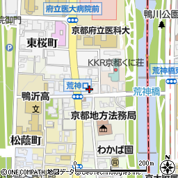 京都府京都市上京区宮垣町94周辺の地図