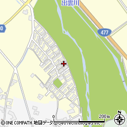 滋賀県蒲生郡日野町増田462-41周辺の地図