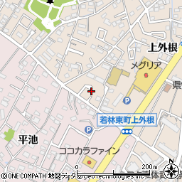 愛知県豊田市若林東町上外根89周辺の地図