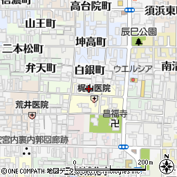 アクアプリータ京都西陣周辺の地図