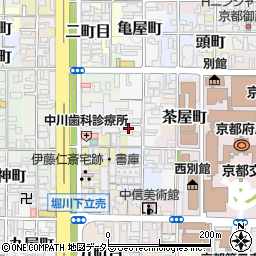 京都府京都市上京区大黒屋町43周辺の地図