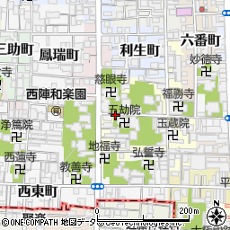 京都府京都市上京区七番町周辺の地図