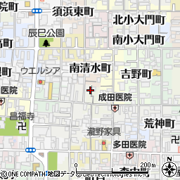 京都府京都市上京区東天秤町周辺の地図