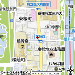 京都府京都市上京区宮垣町78周辺の地図