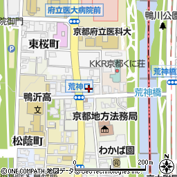 京都府京都市上京区宮垣町91周辺の地図