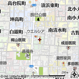ＨｏｎｄａＣａｒｓ京都上京上京店周辺の地図