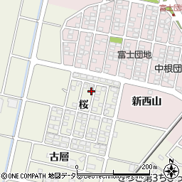 愛知県豊田市花園町桜30周辺の地図