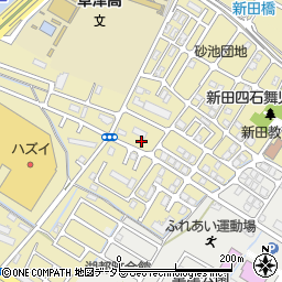 滋賀県草津市木川町875-21周辺の地図