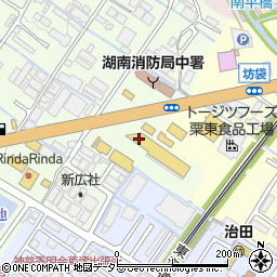 滋賀日野自動車株式会社　本社周辺の地図